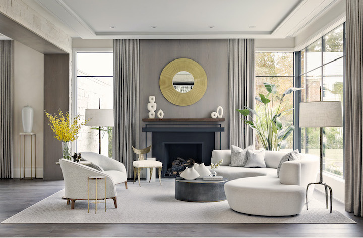 luxury contemporary living room