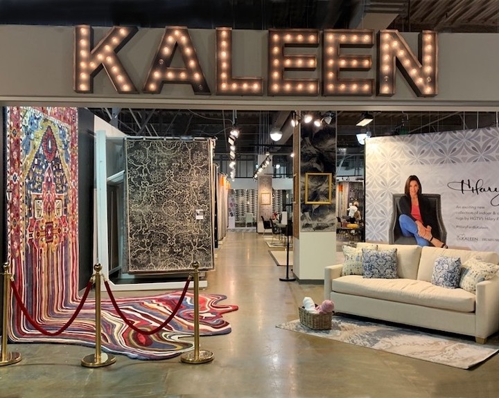 Kaleen area rug showroom