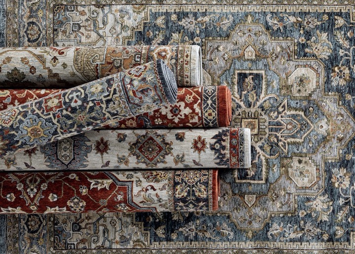 group of classic Persian design rugs
