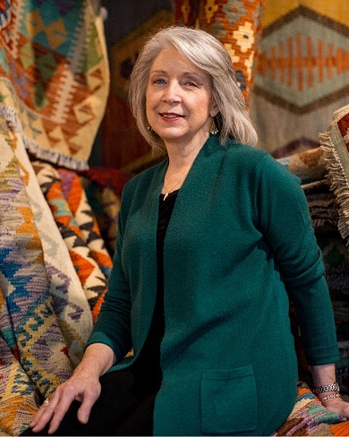 Miriam Thompson Founder of The Rug Rack Celebrates 20th Anniversary