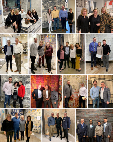 montage of designer and retail buyers