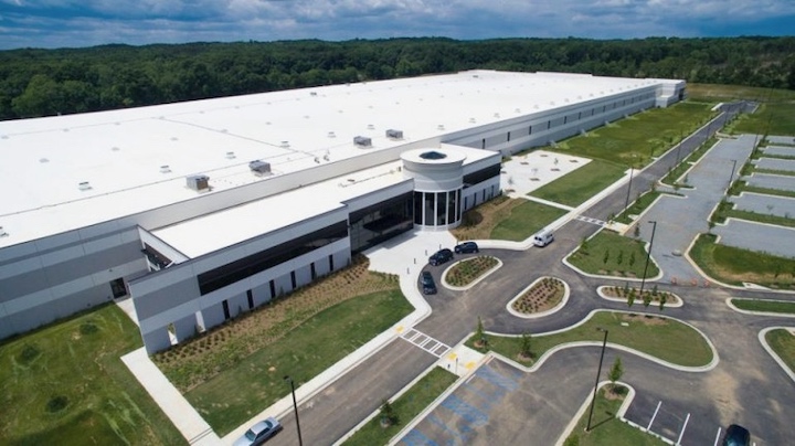 Aerial image of Surya's Georgia Headquarters and warehouse