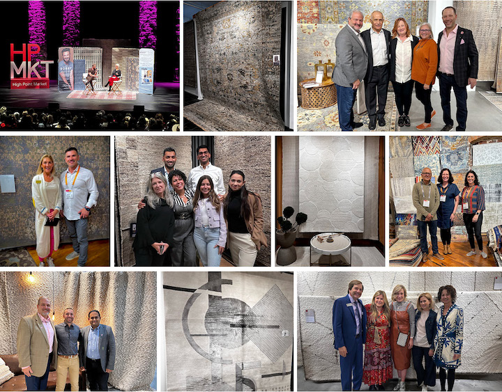 rugnews montage of HPMKT people and rugs