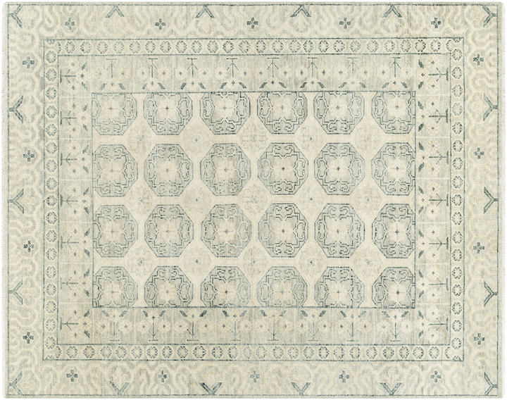 classic floral motif rug in contemporary palette