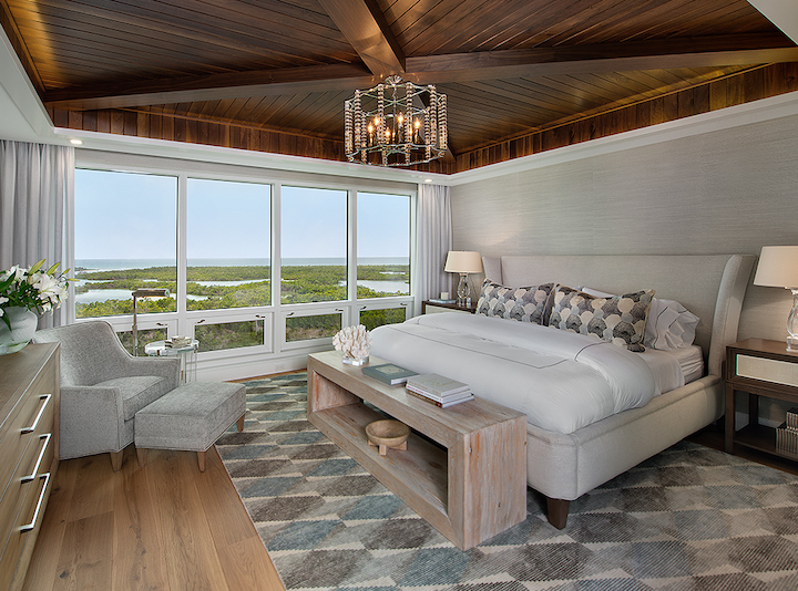 contemporary seaside bedroom