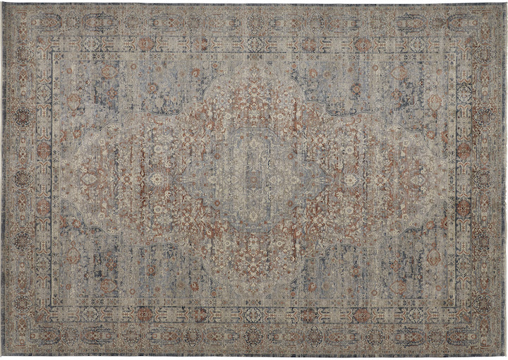 vintage style medallion design rug