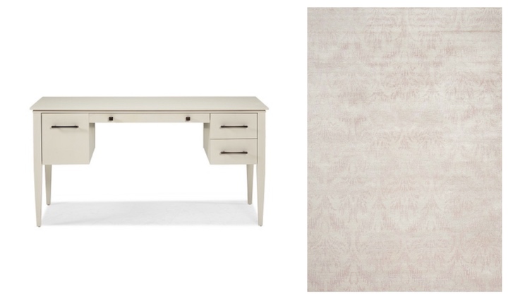 image of desk and rug