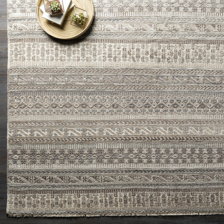 classic global motifs hand-knot rug