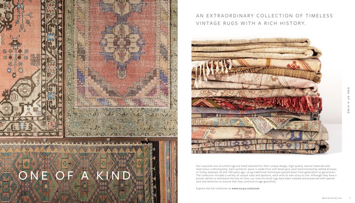catalog image of one of a kind rugs
