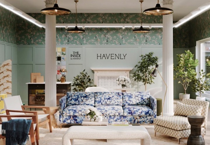 image of interior design pop up showroom by Heavenly