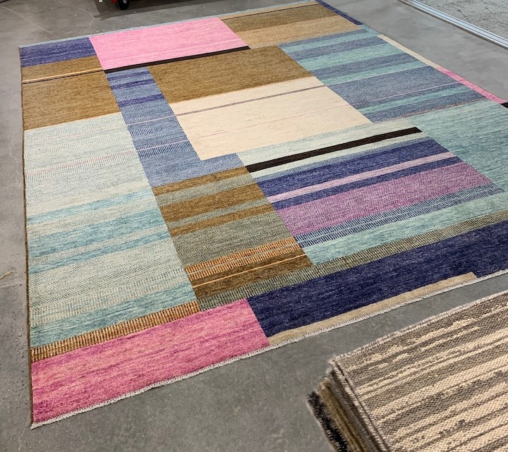 Tamara colorful geometric design rug