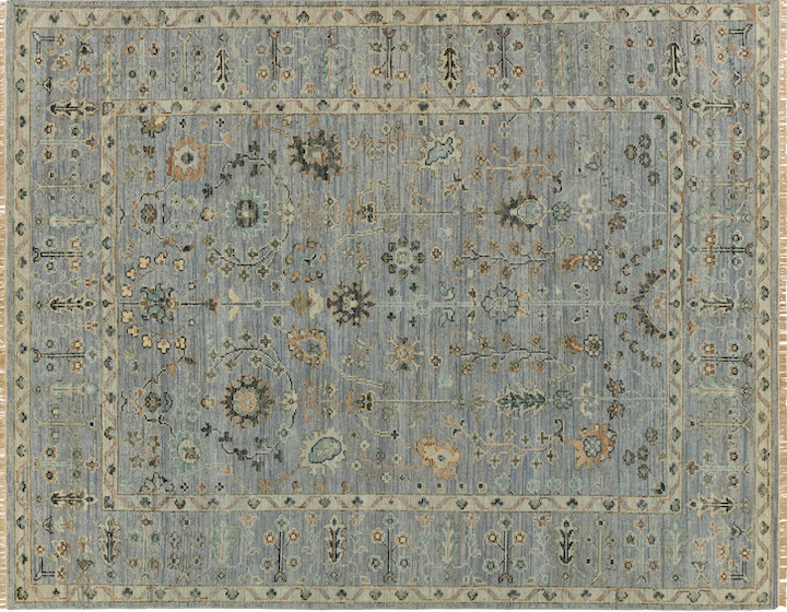 a heirloom quality hand-knot traditional style rug