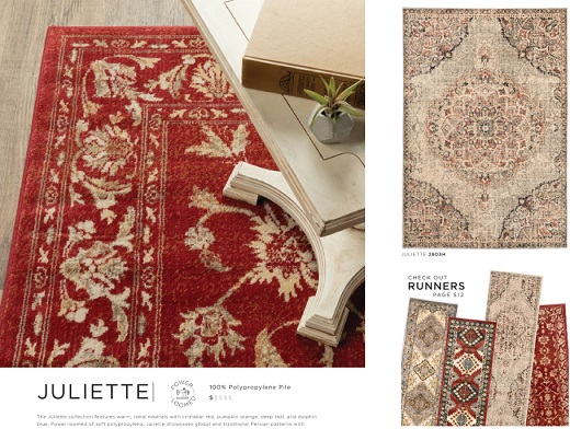 catalog image of showcased rug assortment