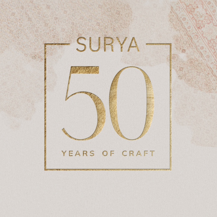 Graphic of Surya's 50 Years in Business