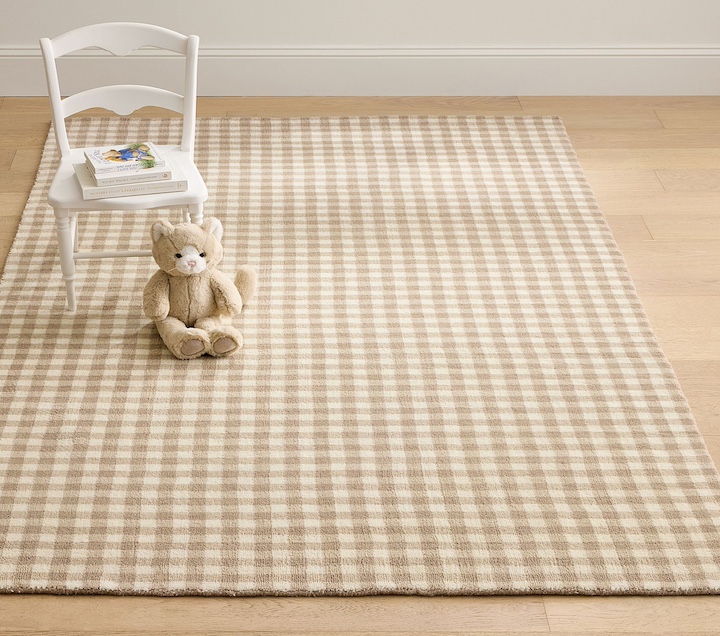 Rylee Cru Plaid Gingham Rug