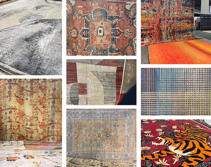 RugNews.com montage of rugs at Cover Connect Las Vegas 2026