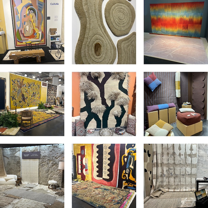Rugnews Montage of Rugs at ICFF 2026