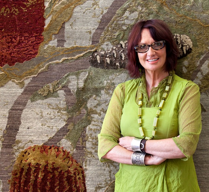 image of designer and rugs
