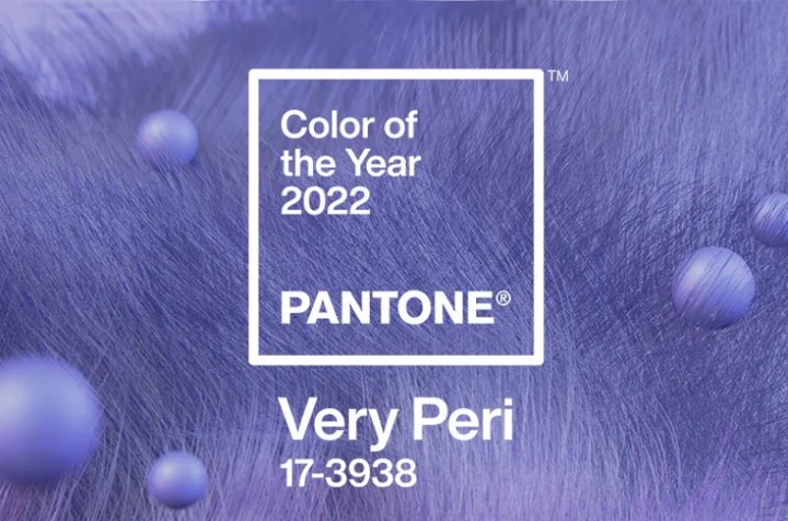 graphic of Pantone Color of the Year very peri