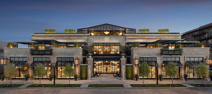 exterior of luxury home store