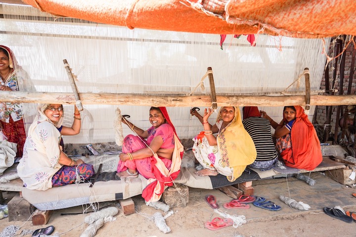Image of Jaipur Living's rug weavers