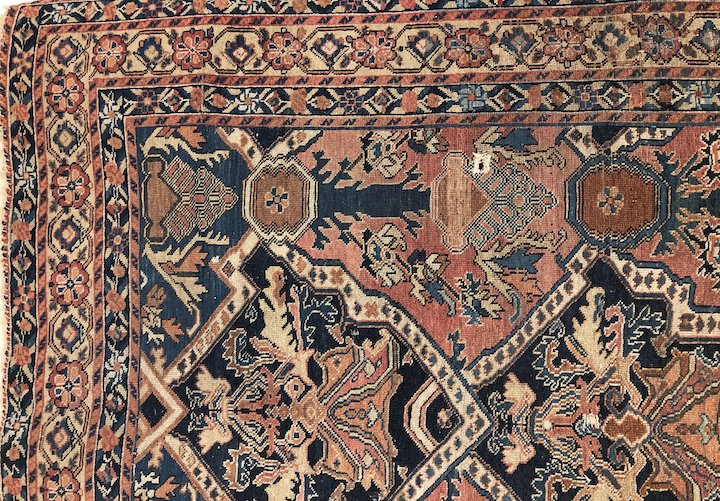 detail of a classic rug