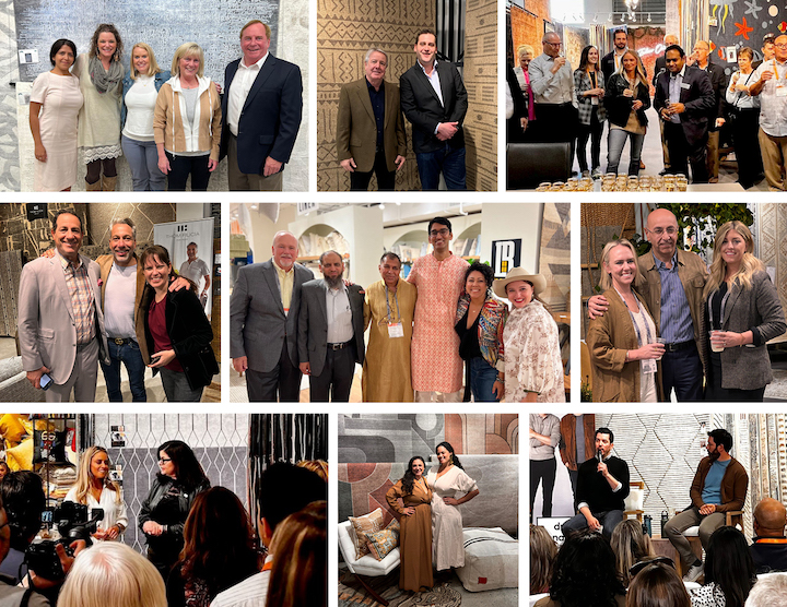 montage of high point market buyers, celebrities and celebrations