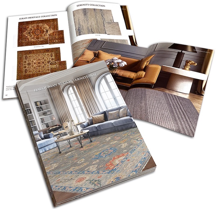 image of HRI area rug print catalog