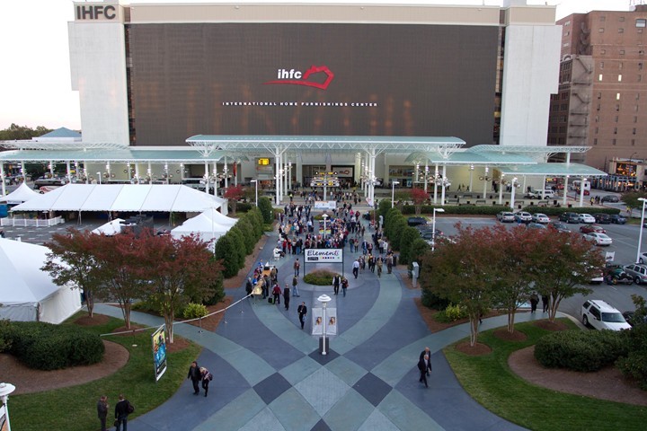 exterior of high point market's IHFC building