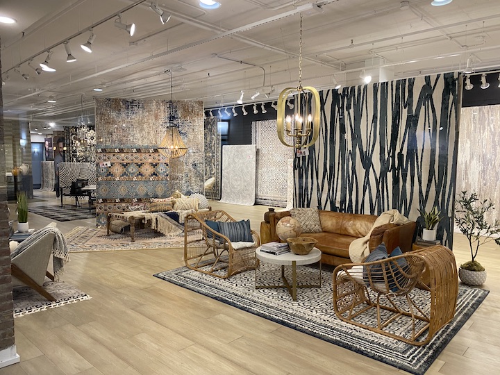 Karastan rugs high point market showroom