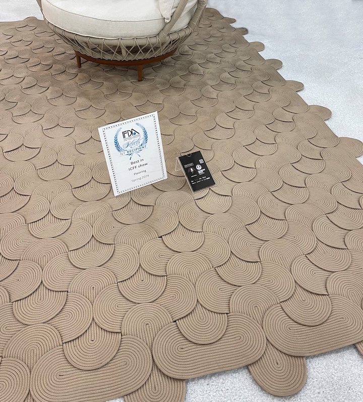 By Kamy's Tambaki rug by Brazilian designer Sergio Matos