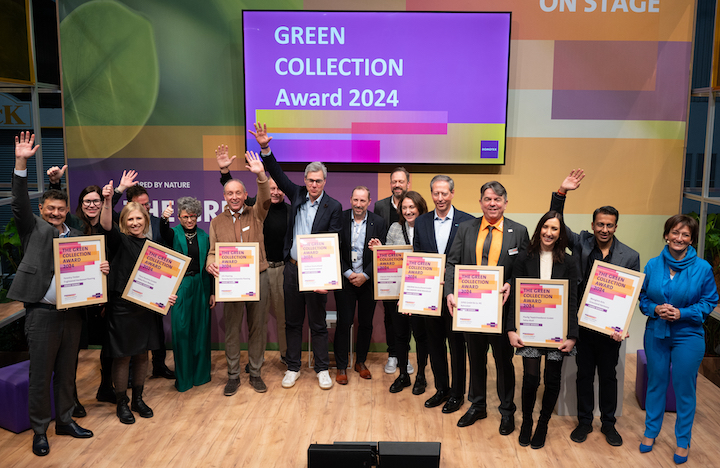 Winners on stage at the 2024 Carpet Design Awards at DOMOTEX