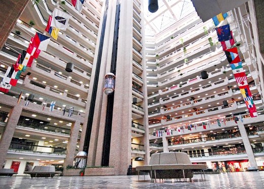 image of Dallas Market Center atrium