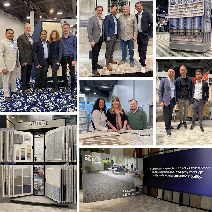 New broadloom carpet hits and buyers at Surfaces, LVMKT, and Cover Connect