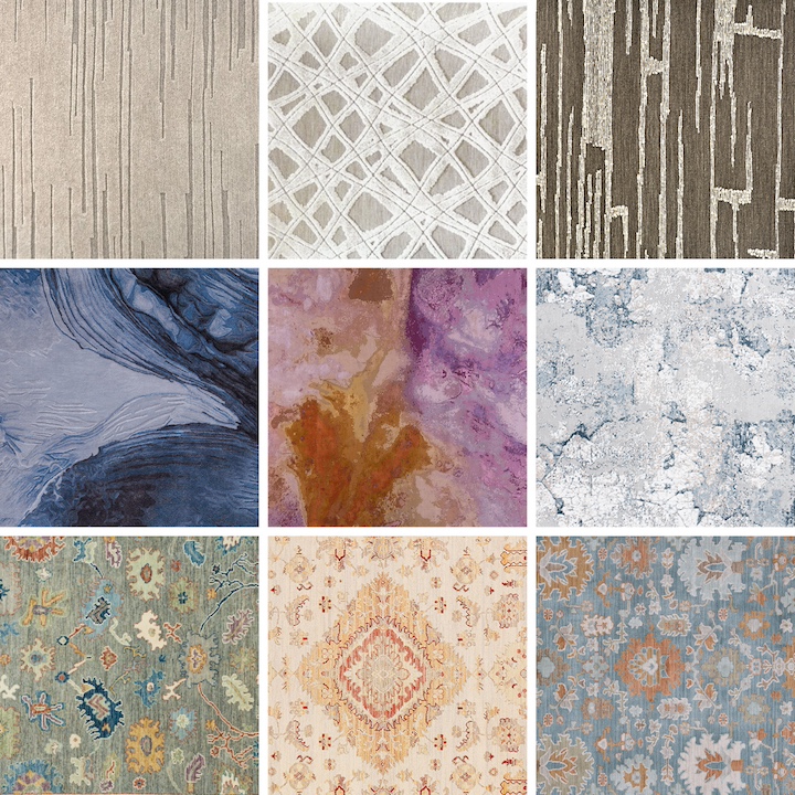 RugNews montage of new rugs debuting at Las Vegas Market