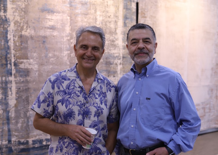 Jack Simantob of Art Resources with Victor Khalafi of Gabbert’s Furniture