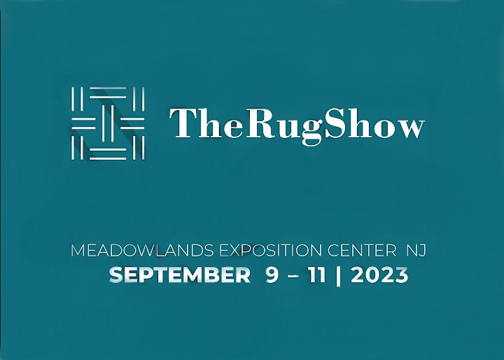 graphic of the rug show with logo